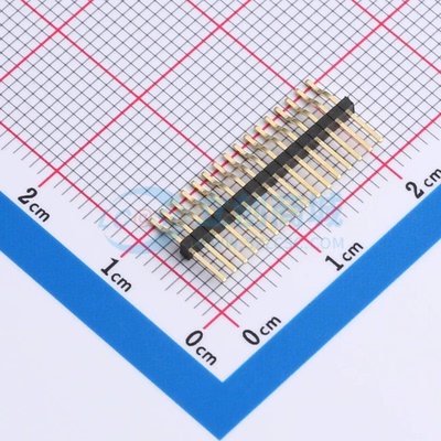 排针 X1311WRS-16J-C40D42 SMD,P=1.27mm,卧贴 1x16P 方针 原装正