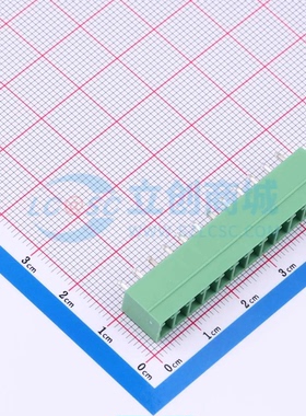 插拔式接线端子XDCB-12A381M-10-3G61 插件3.81mm 1x12P 板端/插