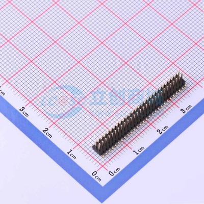 排针 X1321WVS-2x28J-C40D53 SMD,P=1.27mm 2x28P 方针 原装正品