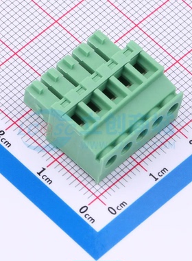 插拔式接线端子XDCB-5A381G-3-3G61 P=3.81mm 1x5P 公插头