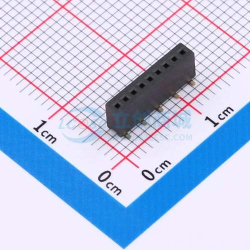 排母 B127UL-WD09P SMD,P=1.27mm(交错脚) 1x9P 方孔 电子元器件