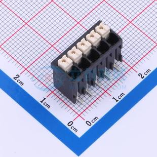 35005BP1 SMD P=3.5mm 弹簧式 立贴 SMT 1x5P 黑色 接线端子JL212V