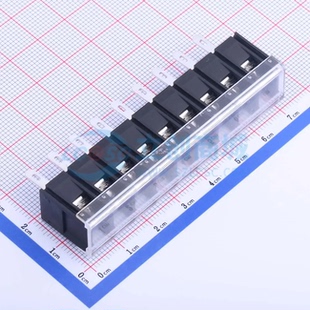 7.62 插件7.62mm 带盖板 直针 栅栏式 1x9P 接线端子KF28H