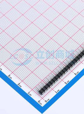 排母 XDM254C-1-20-Z-3.0-G0 插件,P=2.54mm 1x20P 圆孔 电子元器
