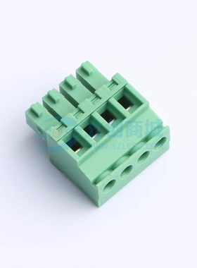 插拔式接线端子XDCB-4A381G-3-3G61 P=3.81mm 1x4P 公插头