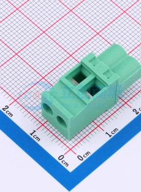 插拔式接线端子MX2EDGKB-5.08-02P-GN01-Cu-Y-A插件5.08mm 1x2P 2