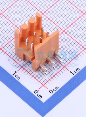 插拔式接线端子KF2EDGER-3.5-2*3P 弯插3.5mm 2x3P 板端/插座-开