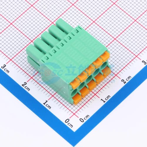 插拔式接线端子MX15EDGKNH-3.5-2*05P-GN01-Cu-A P=3.5mm 2x5P 插