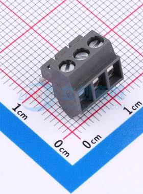 螺钉式接线端子934-DS/03 插件P=3.5mm 1x3P 弯插 灰色