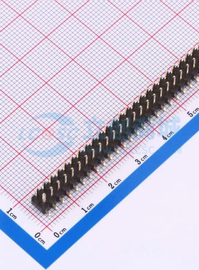 排针 X6521WVS-2x25H-C60D74 SMD,P=2.54mm 2x25P 方针 原装正品