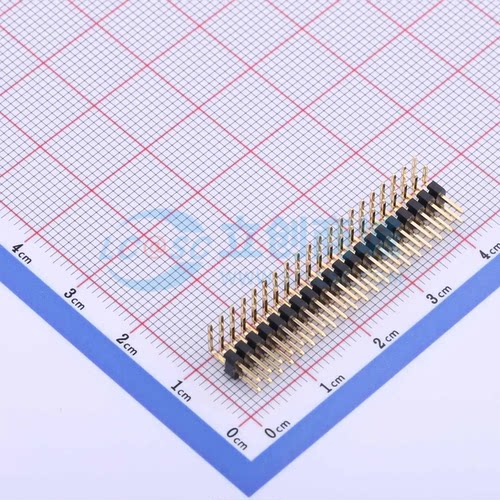 排针 X4621WR-2x20I-C40D28 弯插,P=2mm 2x20P 方针 原装正品