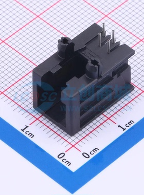 以太网连接器(RJ45 RJ11) 215875-1插件 不带LED 无屏蔽