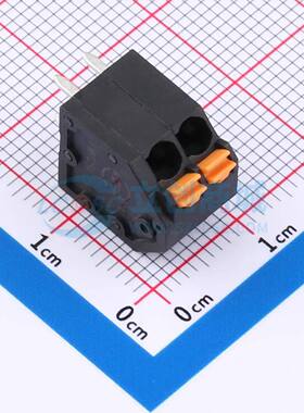 弹簧式接线端子KFM736L-3.5-2P 插件,P=3.5mm