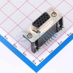 1731130133 弯插 正品 Sub 原装 VGA连接器 15P 母