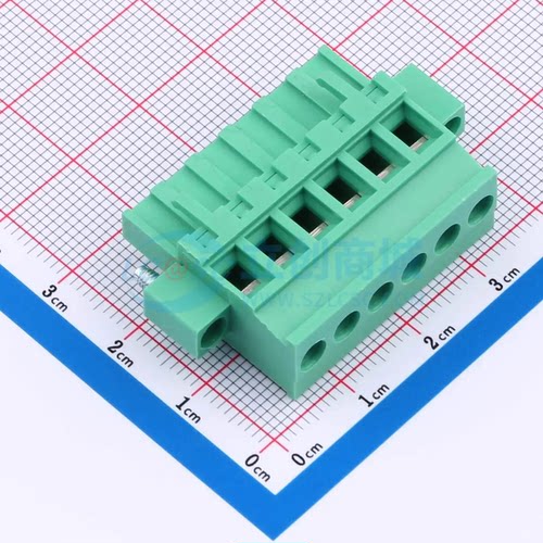 插拔式接线端子MX2EDGKAM-5.08-06P-GN01-Cu-Y-A插件5.08mm