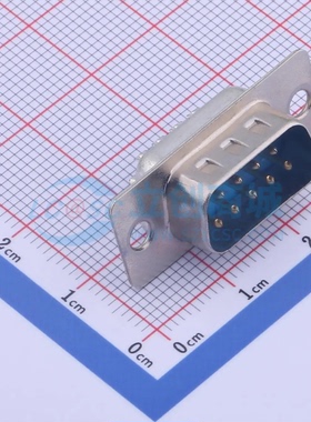 D-Sub/VGA连接器 GDR09M-180 - 公 焊线式 9P 原装正品