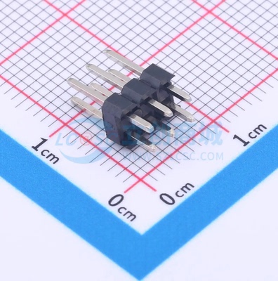 排针 PZ254-2-03-Z-8.5 插件,P=2.54mm 2x3P 方针 原装正品