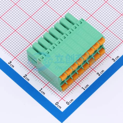 插拔式接线端子MX15EDGKNH-3.5-2*08P-GN01-Cu-A P=3.5mm 2x8P 插