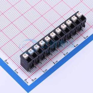 50011BP1 SMD P=5mm 弹簧式 立贴 SMT 1x11P 黑色 接线端子JL212V