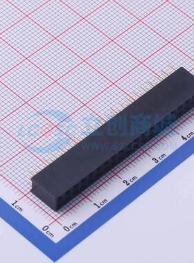 排母 FFH25405-D40S1001K6K 插件,P=2.54mm 2x20P 方孔 电子元器