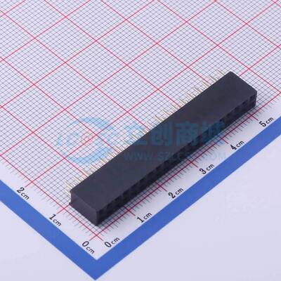 排母 FFH25405-D40S1001K6K 插件,P=2.54mm 2x20P 方孔 电子元器
