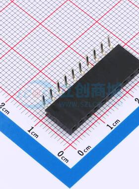 排母 X6511FR-10-C85D32 弯插,P=2.54mm 电子元器件配单