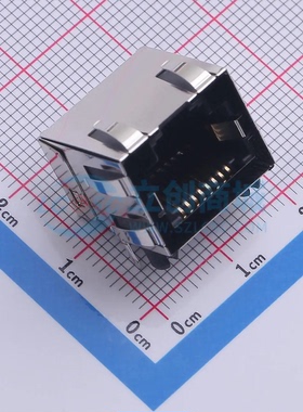 以太网连接器(RJ45 RJ11) 438600004插件 不带LED 有屏蔽