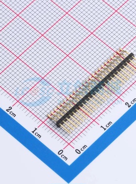 排针 X1311WRS-24J-C40D42 SMD,P=1.27mm,卧贴 1x24P 方针 原装正