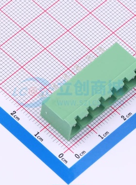 插拔式接线端子XDCB-6A508M-10-3G61插件5.08mm 1x6P 板端/插座-