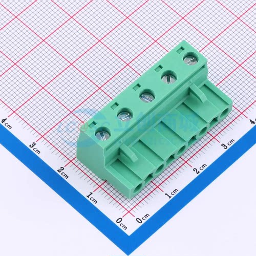 插拔式接线端子MX2EDGK-7.62-05P-GN01-Cu-Y-A P=7.62mm 1x5P 插