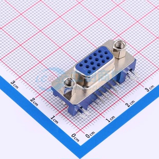 原装 XDDB 弯插 母 0932 VGA连接器 1518 正品 15P Sub