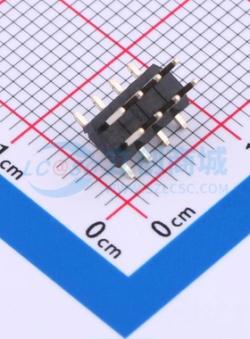 排针 MTP220-1204M2 SMD,P=2mm 2x4P 双排 原装正品