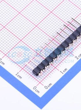 排针 B-2100R13P-A110 弯插,P=2.54mm 1x13P 单排 原装正品