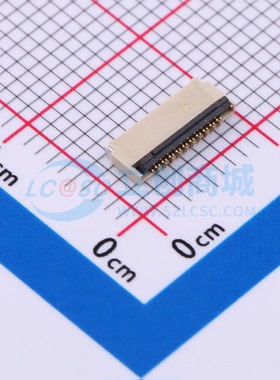 连接器 HC-FPC-03-09-21RLTAG SMD,P=0.3mm,卧贴 21P 翻盖式 下接