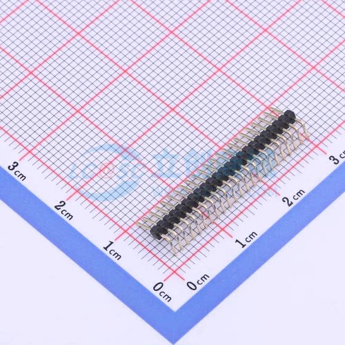 排针 X1311WR-23J-C26D40 弯插,P=1.27mm 1x23P 方针 原装正品