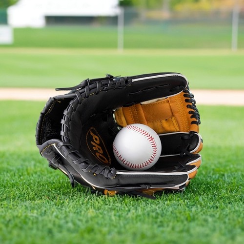 棒球手套猪皮棒球青少年成人棒球手套装备大学生体育课垒球投手套