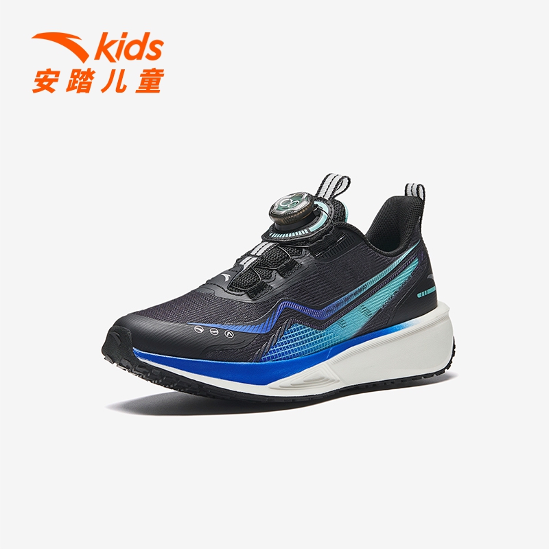 旋转纽扣儿童运动鞋安踏防滑