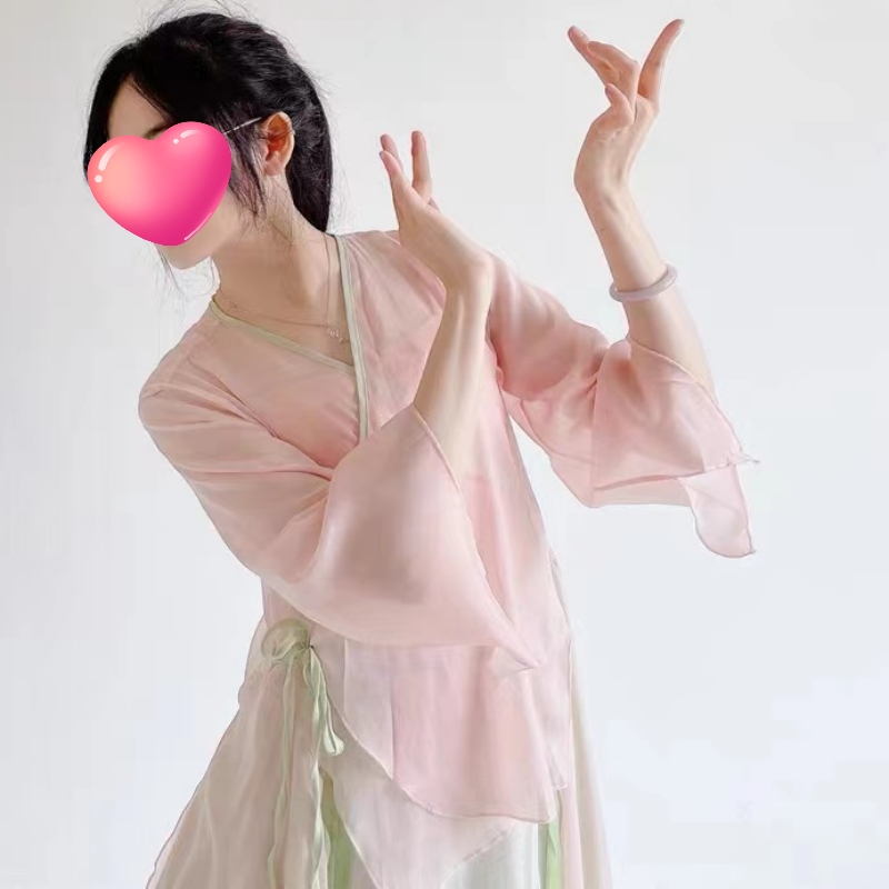 身韵飘逸练功艺考表演舞蹈服套装