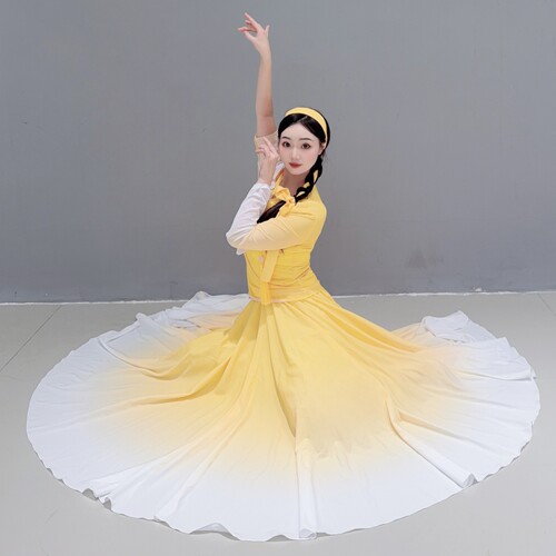 神形兼备720度大摆裙古典舞蹈服