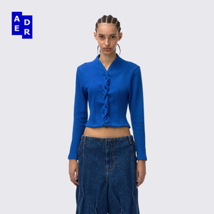 ADERERROR 25SS  Cardigan Product. 62 毛衣麻花结修身针织上衣