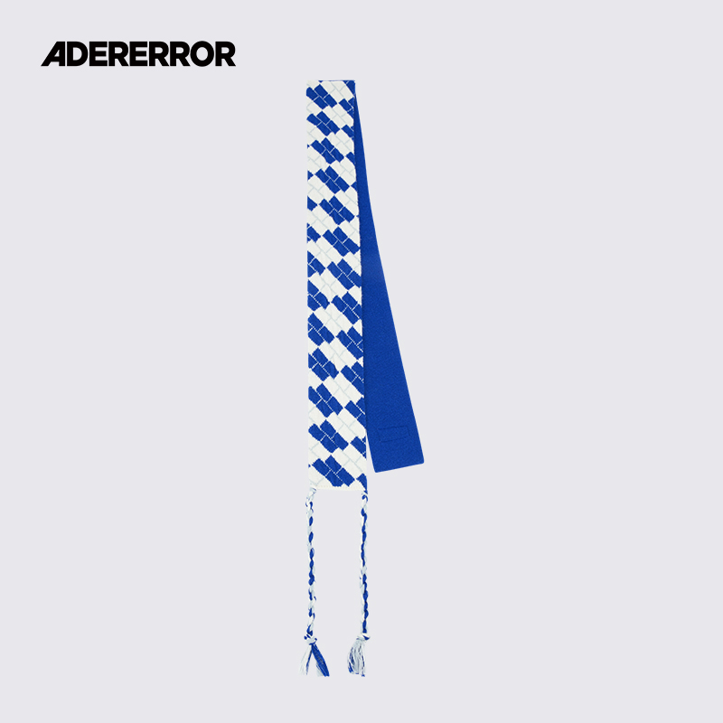 ader秋冬窄款流苏长围巾