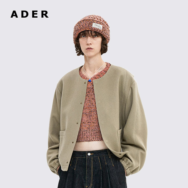 ader羊毛灯笼袖夹克外套