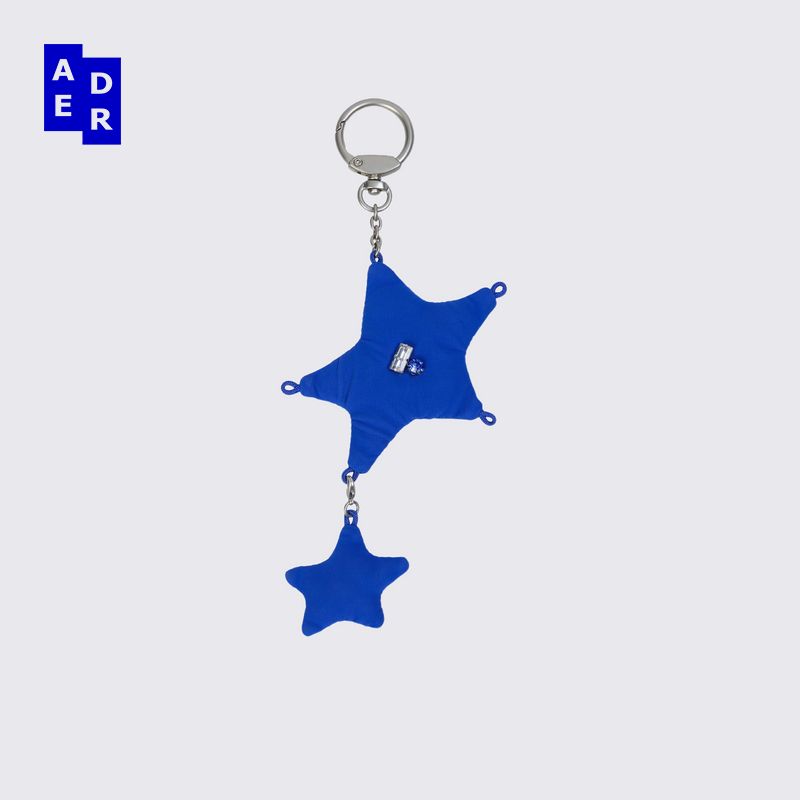ADERERROR 24FW Product. 129钥匙连星星点缀多环扣宝石装饰挂饰
