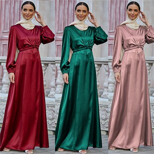 连衣裙Muslim Turkey Maxi Dubai big Dresses 阿拉伯民族中东大码
