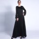 dress 迪拜女装 长袍三层亮珠回民A字大摆耳其超长裙muslim women