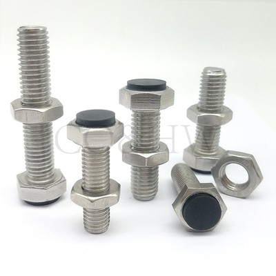 聚氨酯挡块螺丝SUST6/8-15 -60 TDB71不锈钢螺栓 肩型 标准直杆型