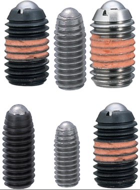 尼龙弹簧锁销尼龙销头短型定位柱塞SPRM/SPRRS3/4/5/6/8/10/12/16