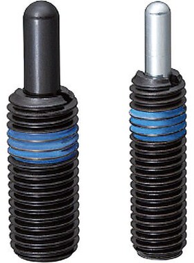 替米思米 轻载型短型弹簧柱塞 定位弹簧分度销PJLS10-5 PJFW10-10