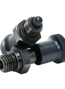 自锁细牙旋钮柱塞PXYK/PXYA10/12/16 定位分度销弹簧销发黑尼龙头