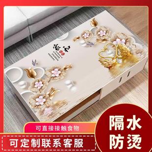 茶几垫防水防油餐桌垫免洗可擦桌垫防烫耐高温d立体桌布加厚垫子